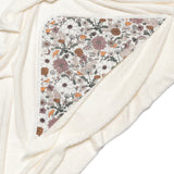 Perlimpinpin - Serviette à capuchon en bambou - Jardin Floral