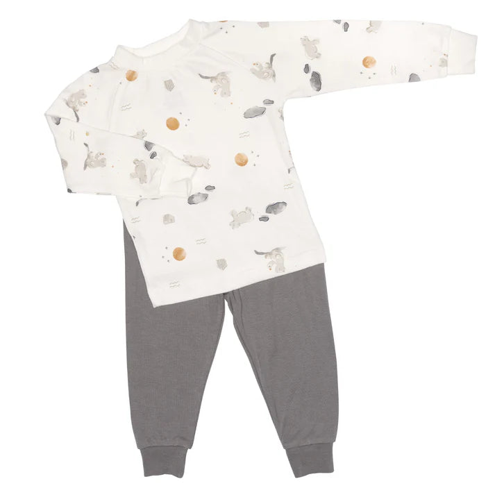 Perlimpinpin - Pyjama 2 pièces en bambou  - Pleine Lune