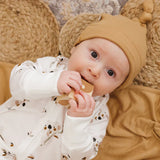 Perlimpinpin - Bamboo knotted hat - Plain - Honey