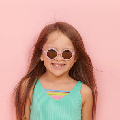 Lunettes de soleil rondes Euro - Prune