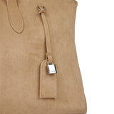 Lambert - Le Britney - Sac fourre-tout en suède - Beige
