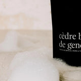 Marée Chandelles - Bain moussant 340g - Cèdre baies de genévrier