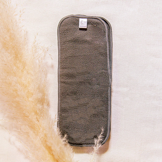 Inserts en bambou gris foncé (2pcs)
