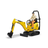 Bruder - Micro-pelleteuse JCB 8010 CTS et ouvrier de chantier
