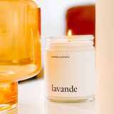 Marée Chandelles - Chandelle de soya intérieur & extérieur - Lavande 270ml