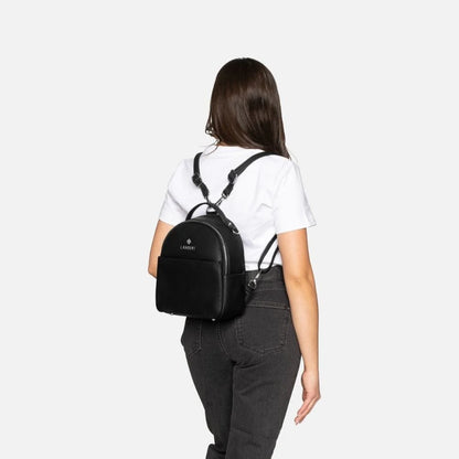 Le Charlie - Sac à main 3-en-1 en cuir vegan noir