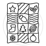 Oh Color Me - Mini livre de coloriage - Noël Canadien