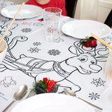 Nappe à colorier - Noël 60x90po