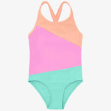 Color Kids - Maillot de bain 1 pièce Colorblock - Pink Lemonade