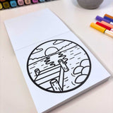Oh Color Me - Mini livre de coloriage - Moments au chalet