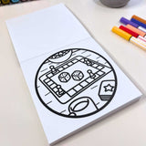 Oh Color Me - Mini livre de coloriage - Moments au chalet
