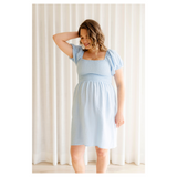 Rose Maternité - Robe Jasmina - Baby Blue