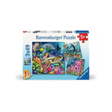 Ravensburger - Casse-tête - Monde Sous-Marin - 3x49pcs