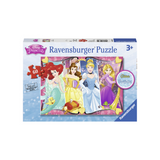 Ravensburger - Casse-tête - Disney - 4 princesses à paillettes - 60pcs