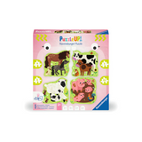 Ravensburger - Puzzle Up! Casse-tête progressif - Les animaux de la ferme -