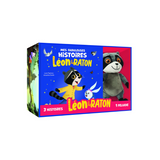 Auzou - Coffret peluche - Mes fabuleuses histoires Léon le raton
