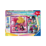 Ravensburger - Casse-tête Trolls - Les trolls se regroupent - 3x49pcs