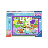 Ravensburger - Casse-tête de plancher - Faire du shopping avec Peppa Pig - 16pcs
