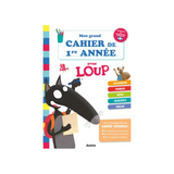 Auzou - Mon grand cahier de première année avec loup