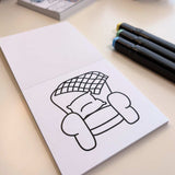 Oh Color Me - Mini livre de coloriage - Douillet et Doux