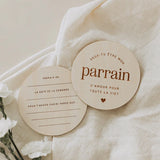 Le Petit Tableau Noir - Pastilles de bois - Parrain