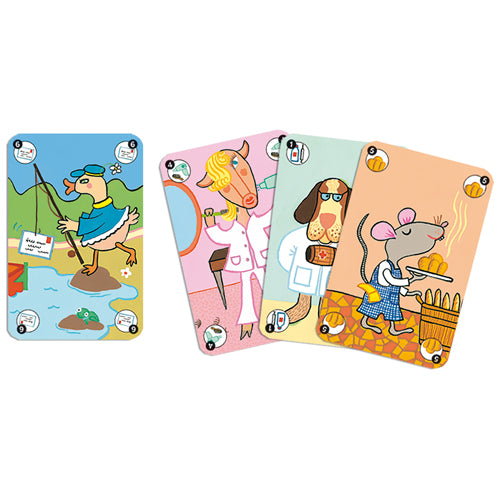 Djeco - Jeu de cartes Happy family