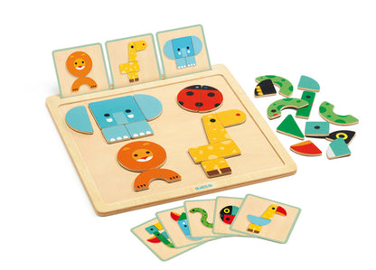 Djeco - Jeu magnétique en bois GeoBasic