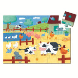 Djeco - Silhouette puzzle/Cow/24 pcs