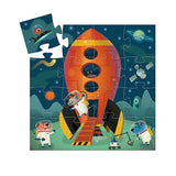 Djeco - Puzzle silhouette/Navette Spatiale/16 pcs