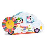 Djeco - Puzzle silhouette/Voiture nuage/16pcs