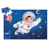 Djeco - Puzzle silhouette / Un astronaute dans la lune / 36 pcs