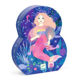Djeco - Puzzle silhouette/Ella,la sirène/36pcs