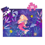 Djeco - Puzzle silhouette/Ella,la sirène/36pcs
