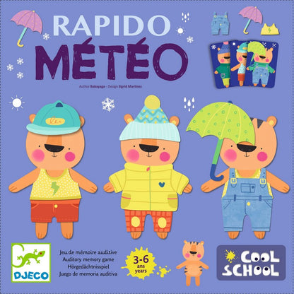 Djeco - Jeu de mémoire Rapido Météo