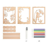 Djeco - Coloriage sur bois/Alizée