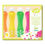 Djeco - Marqueurs gros pois/Neon(4 marqueurs) (Copie)