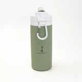 Micasso - Bouteille d'eau en silicone 450ml - Vert Tendre