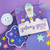 Glo Pals - Pastilles antidérapantes pour le bain - Galaxy Grips