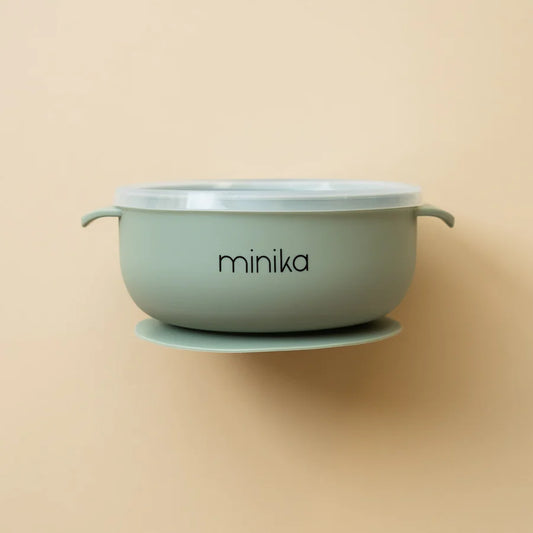 Minika - Bol en silicone avec couvercle