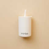 Minika - Verre avec paille et couvercle