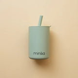 Minika - Verre avec paille et couvercle