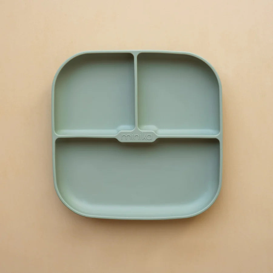 Minika - Assiette en silicone avec succion