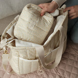 Dans le Sac - Sac à couche Mama - Fleuri Jaune
