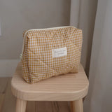 Dans le Sac - Pochette Mama - Gingham Jaune