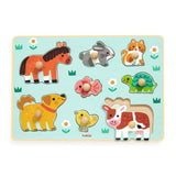 Djeco - Puzzle bois/Dog'n'Co/8pcs