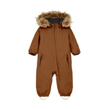 Color Kids - Habit de neige uni pour bébé - Caramel