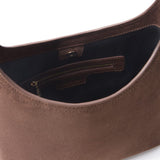 Lambert- Le Elena - Sac à épaule en suède vegan - Chocolate