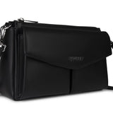 Lambert - Le Esmée - Sac à main 2-en-1 en cuir vegan - Noir