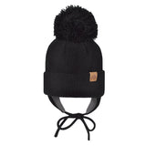 Perlimpinpin - Acrylic beanie with ears - Black