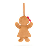 Jellycat - Peluche - Ornement Pain d'épice festif Ruby